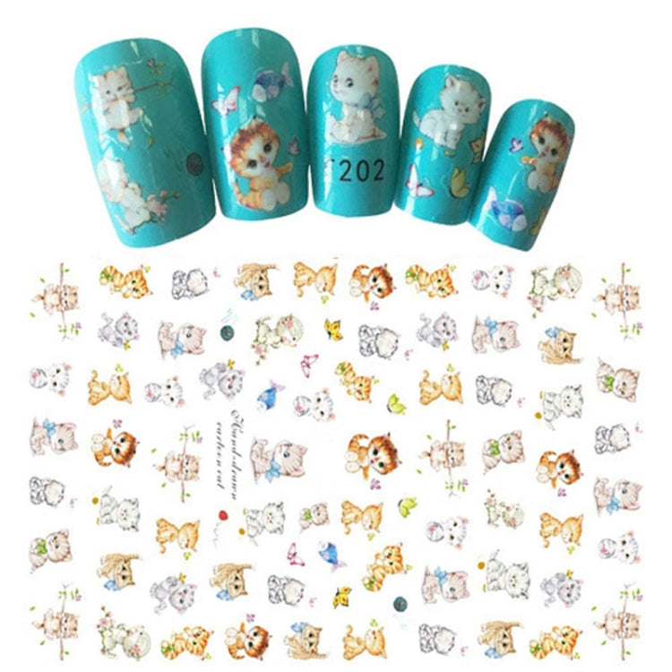 3 PCS 3D Nail Stickers Blooming Flower 3D Nail Art Stickers Decals