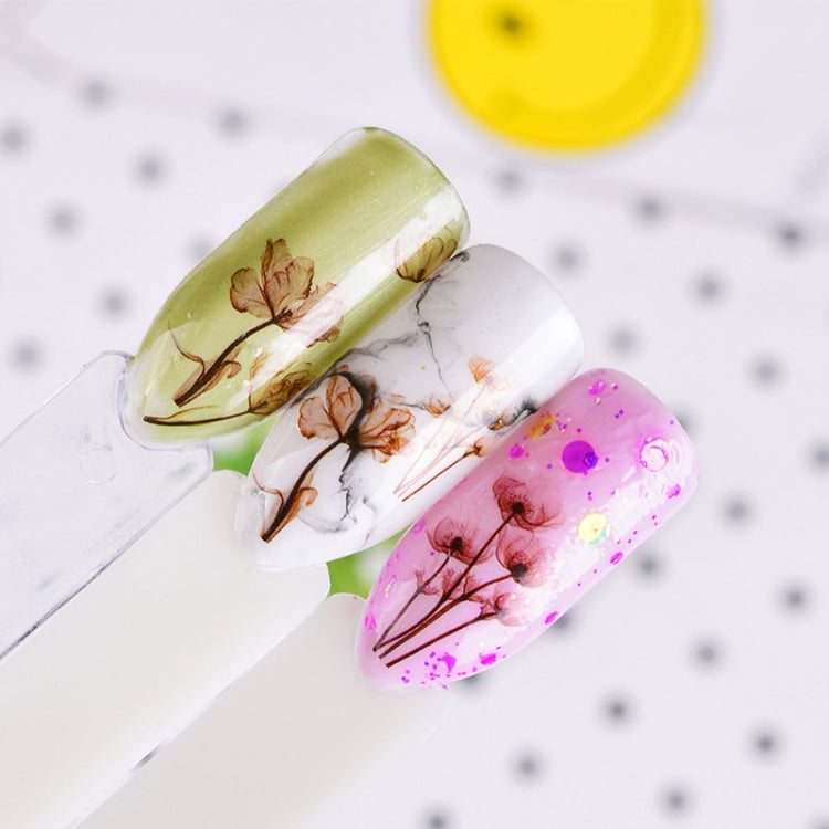 3 PCS 3D Nail Stickers Blooming Flower 3D Nail Art Stickers Decals