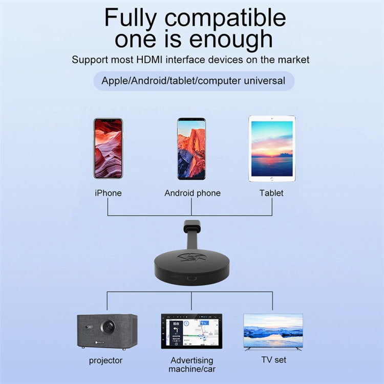 G2A Wireless WiFi Display Dongle Receiver Airplay Miracast DLNA TV Stick for iPhone, Samsung, and other Smartphones
