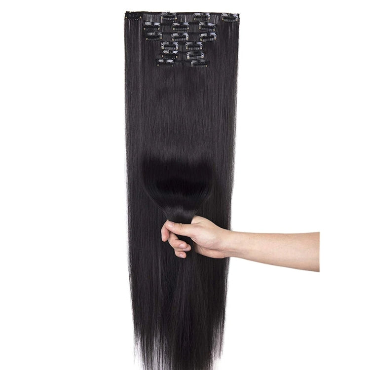 6 In 1 60cm Card Hair Extension Piece 16 Card Long Straight Hair Wig Piece, Color: 21.30
