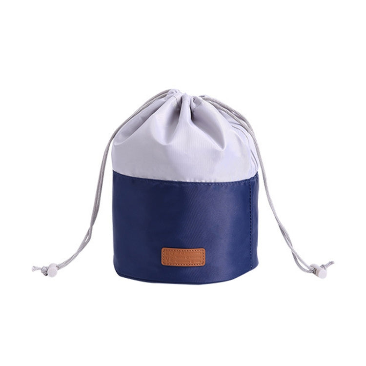 2 PCS Large Capacity Multi-Function Portable Drawstring Travel Home Storage Bag Cylinder Cosmetic Storage Bag
