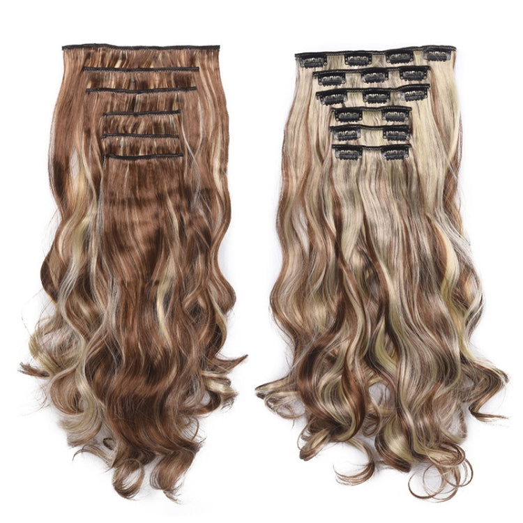 6 in 1 Wig Piece Long Curly Hair Wig Extension Piece