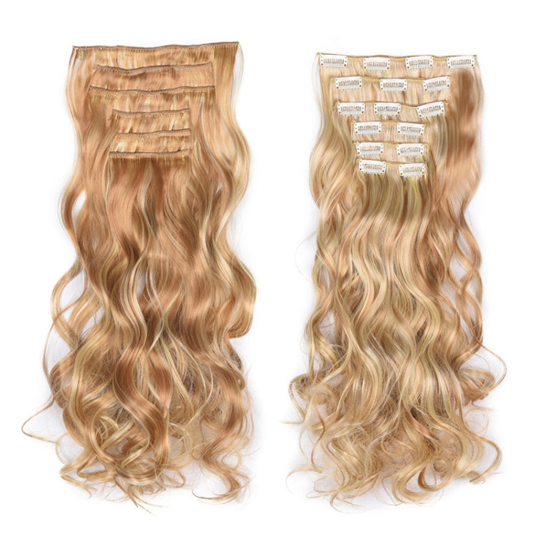 6 in 1 Wig Piece Long Curly Hair Wig Extension Piece