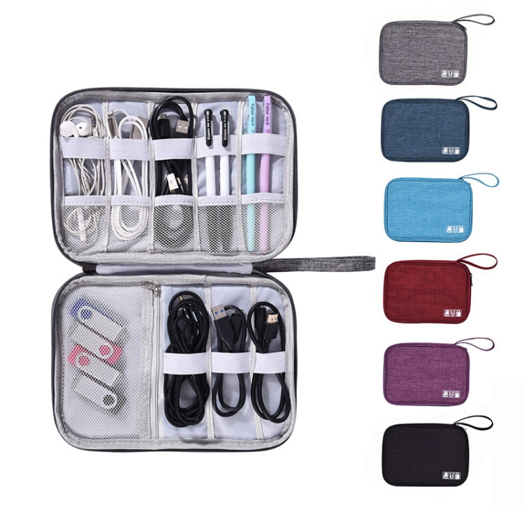 2 PCS Data Cable Storage Box Waterproof Digital Package Charging Earphone Storage Box U Disk Multi-Function Finishing Box
