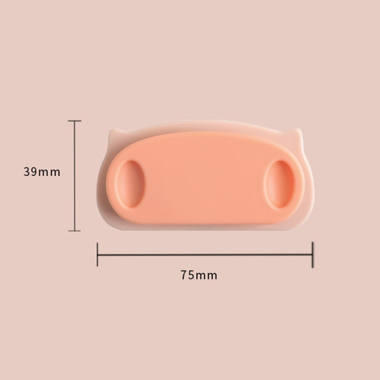 4 Sets YZ026 Household Cartoon Multi-Function Plug Hook Perforation-Free Wire Fixing Frame Non-Marking Cable Organizer