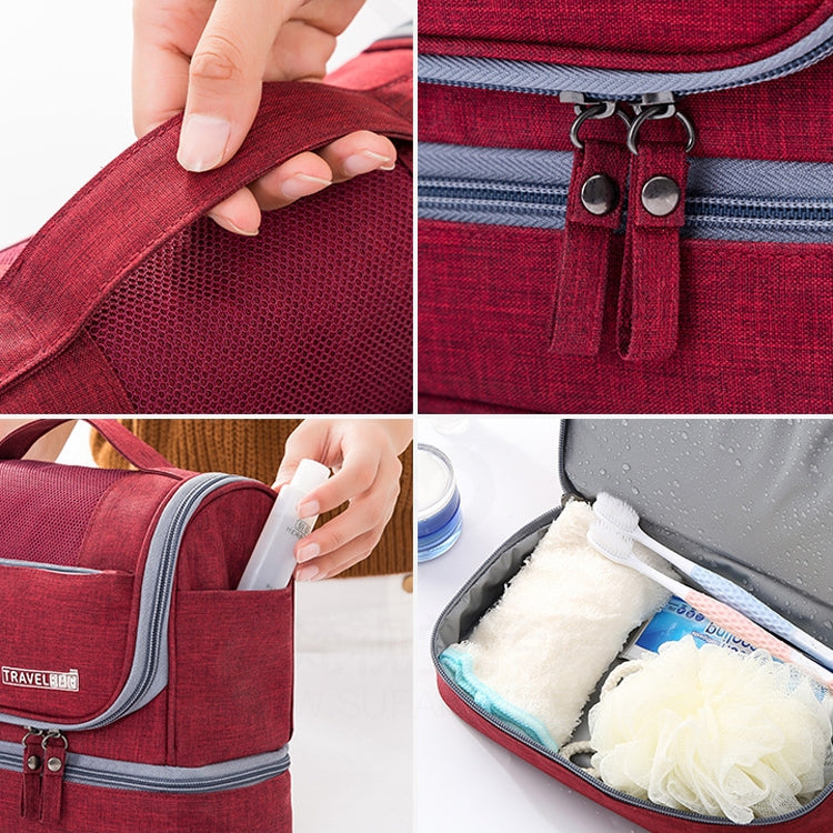 RH523 Travel Makeup Storage Bag Large-Capacity Waterproof Anti-Mildew Dry And Wet Separation Package Portable Hook Wash Bag