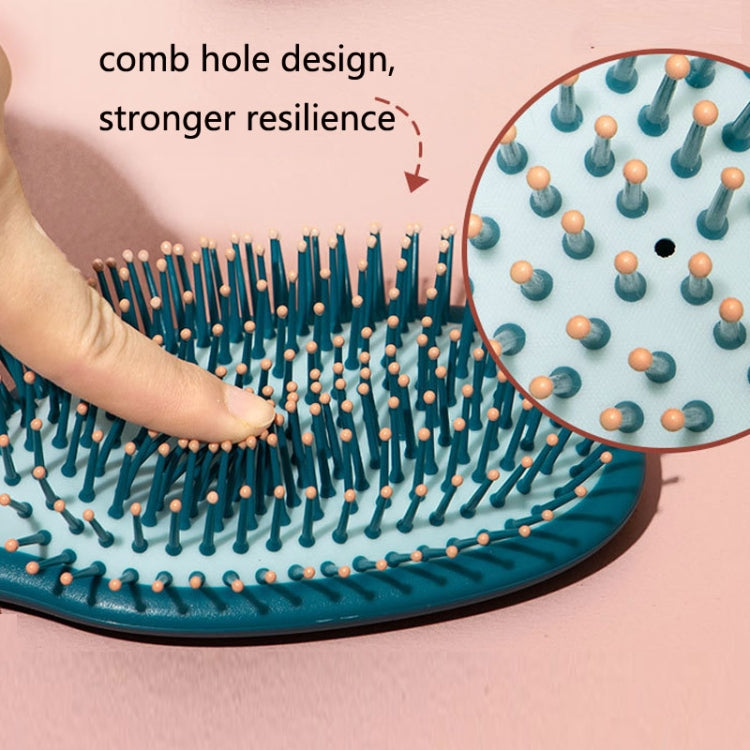 2 PCS SW050 Gypsophila Airbag Massage Comb Curly Hair Massage Meridian Anti-static Hair Smoothing Comb, Specification: Pudding Blue Roll