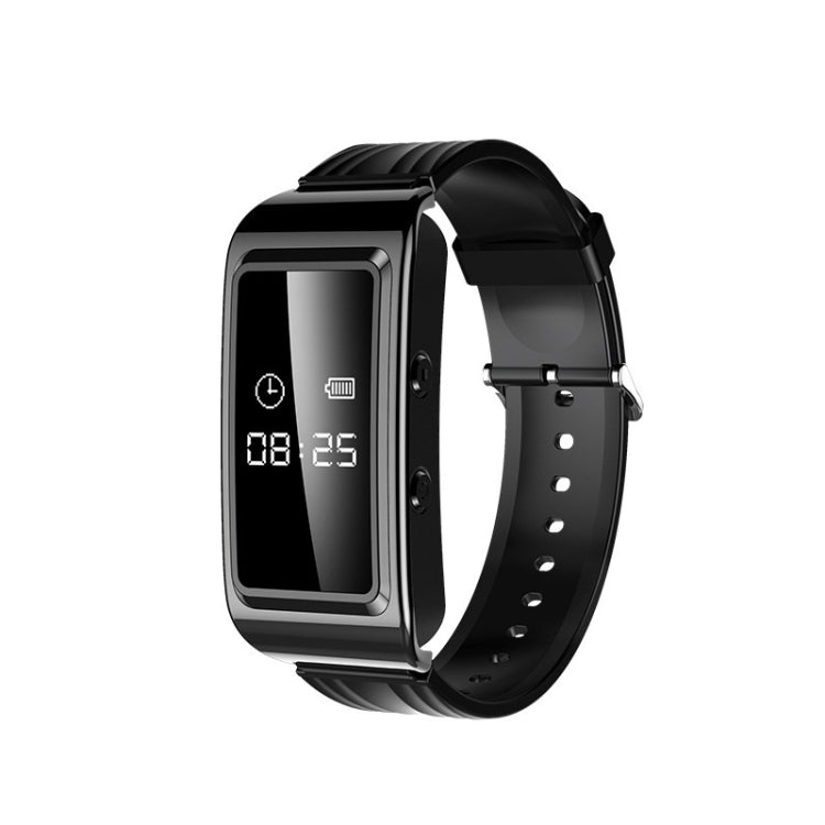 D6 Outdoor Smart Long Standby Sports Bracelet Support HD Noise Reduction Recording/Video, Capacity: 64GB(Black + OTG)