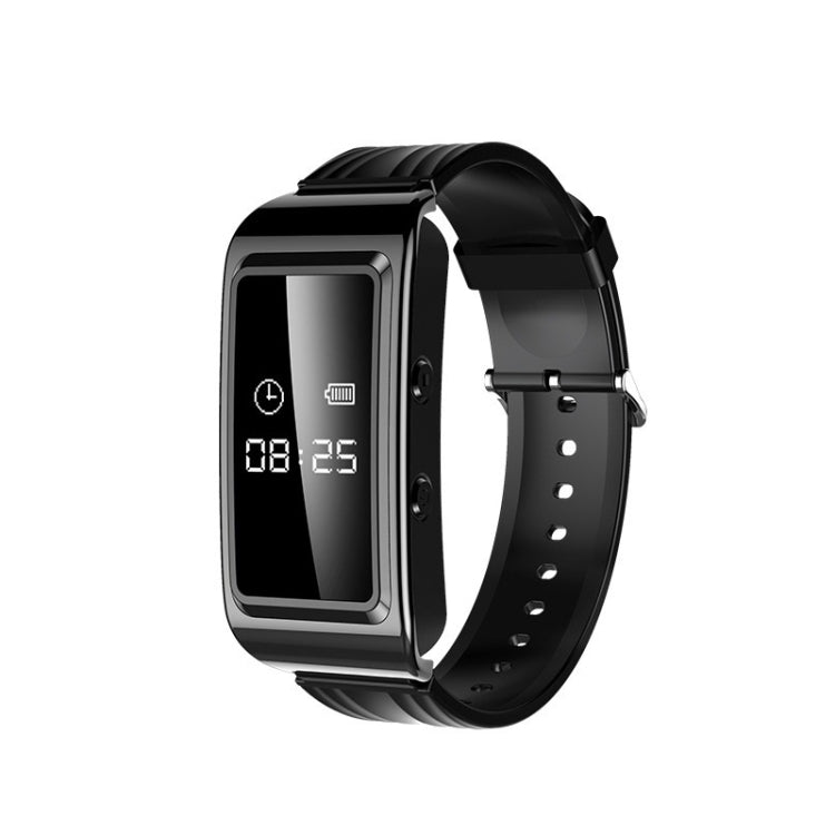 D6 Outdoor Smart Long Standby Sports Bracelet Support HD Noise Reduction Recording/Video, Capacity: 128GB(Black + OTG)