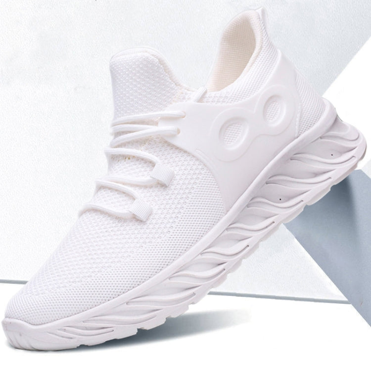 XKDF Flying Weaving Comfortable Male Sports Shoes Spring Soft Sole Men Running Shoes, Size: 39