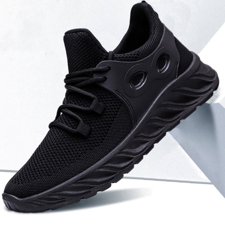 XKDF Flying Weaving Comfortable Male Sports Shoes Spring Soft Sole Men Running Shoes, Size: 39