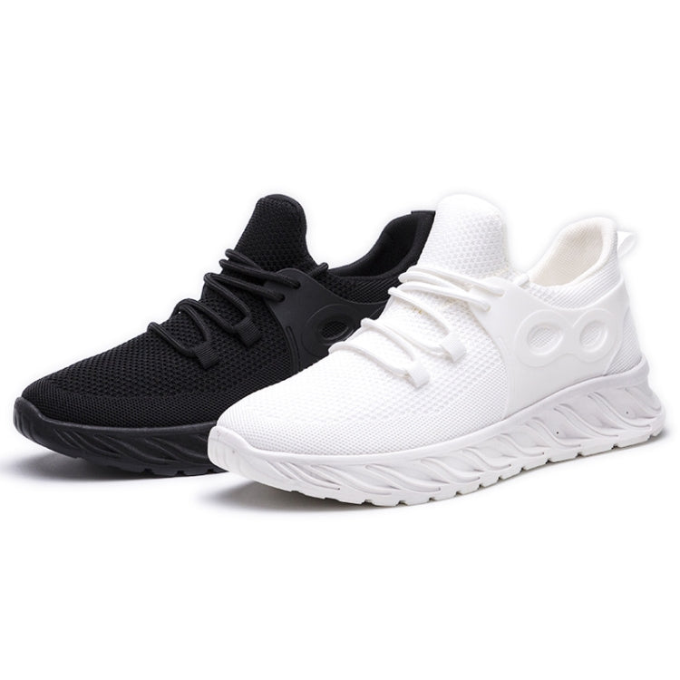 XKDF Flying Weaving Comfortable Male Sports Shoes Spring Soft Sole Men Running Shoes, Size: 39