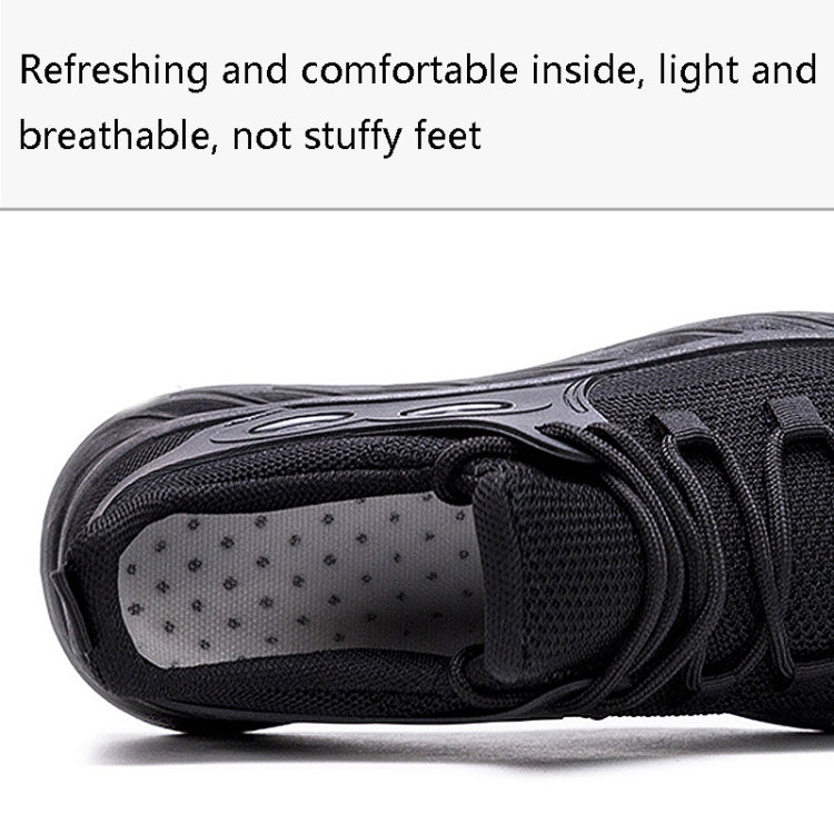 XKDF Flying Weaving Comfortable Male Sports Shoes Spring Soft Sole Men Running Shoes, Size: 39