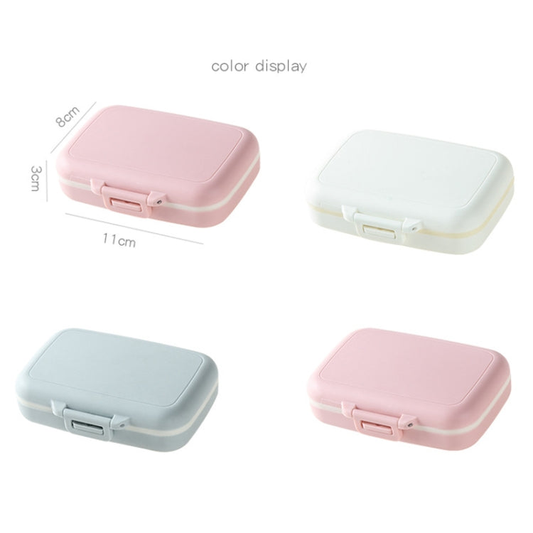 2 PCS Six Grids Portable Mini Pill Box