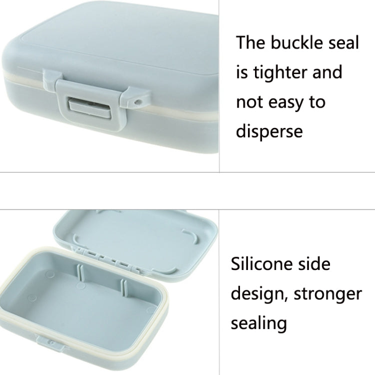 2 PCS Six Grids Portable Mini Pill Box