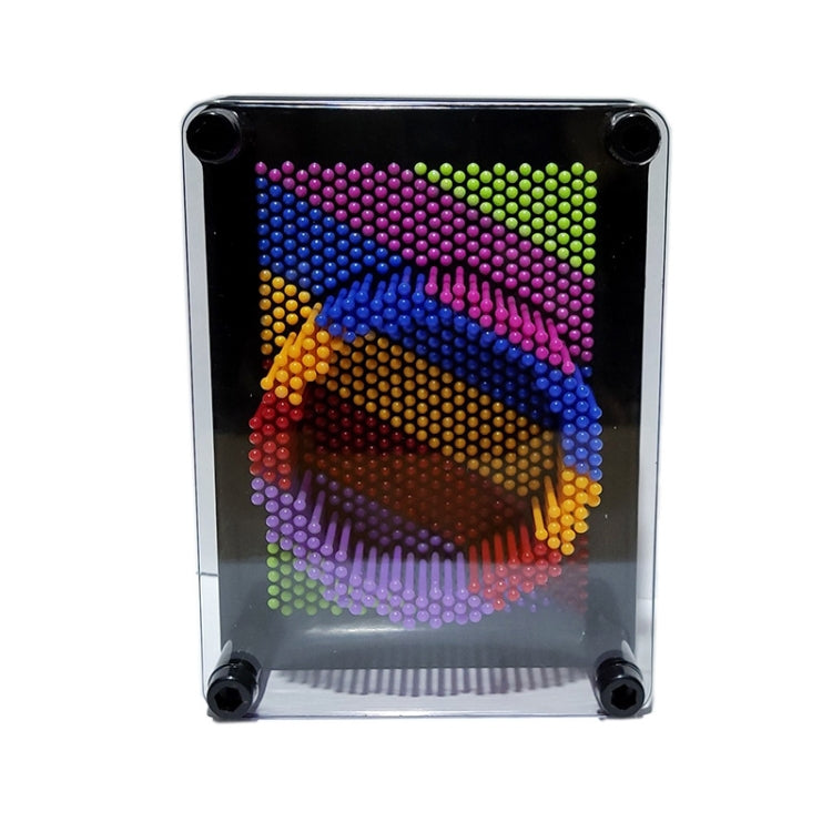 Colorful Handprint Needle Painting 3D Stereo Hand Makrolon Needle, Size: Small 12.5 x 9.5cm(Black Frame)