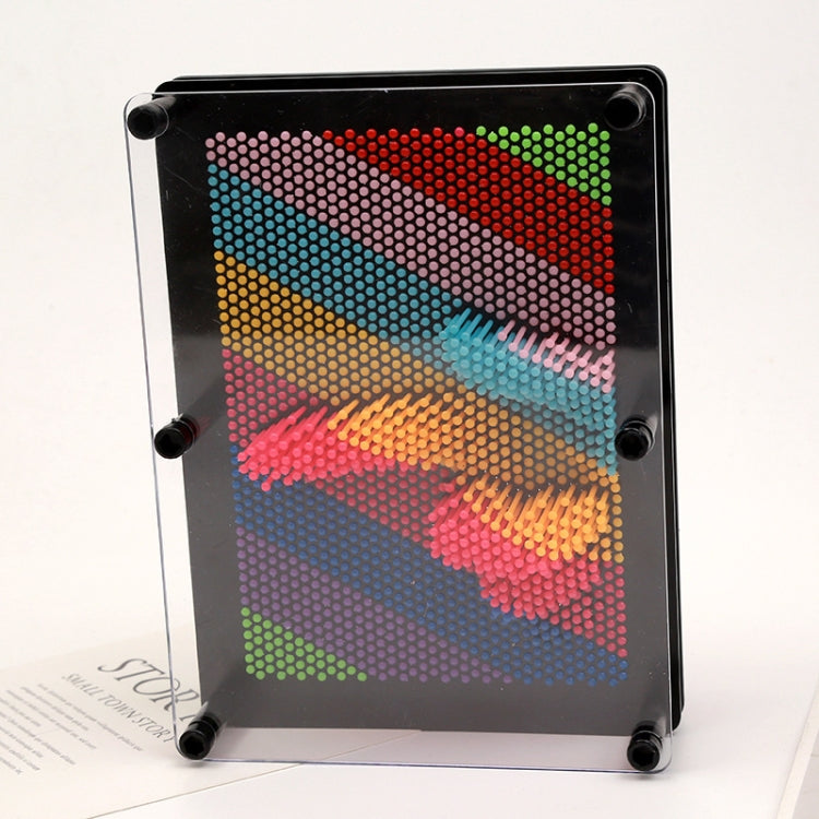 Colorful Handprint Needle Painting 3D Stereo Hand Makrolon Needle, Size: Small 12.5 x 9.5cm(Black Frame)
