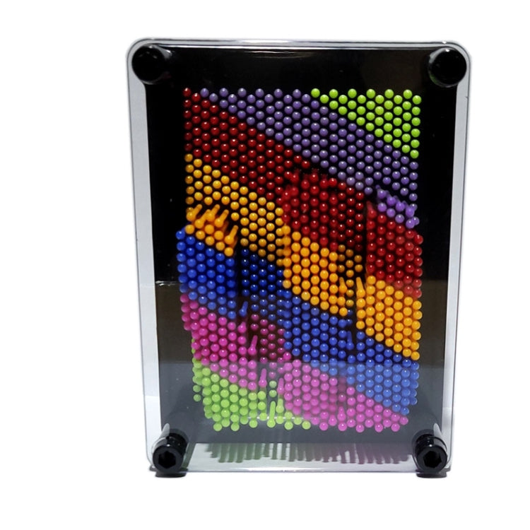Colorful Handprint Needle Painting 3D Stereo Hand Makrolon Needle, Size: Medium 17.5 x 12.5cm(Black Frame)