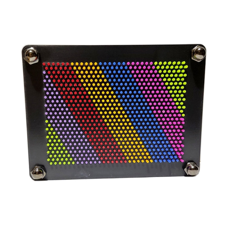 Colorful Handprint Needle Painting 3D Stereo Hand Makrolon Needle, Size: Large 20 x 15cm(Black Frame)