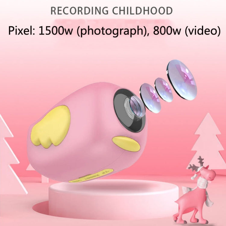 A100 Children Digital Camera Handheld Mini Cartoon SLR DV Camera(Pink)
