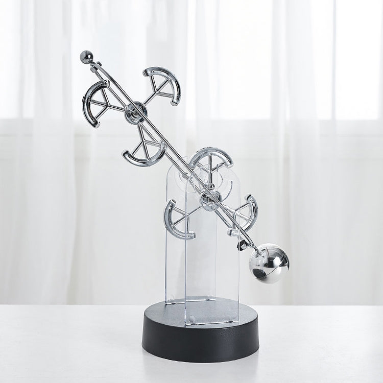 T900 Two-Wheeled Permanent Meter Electric Magnetic Double Turning Pendulum Chaotic Home Ornament