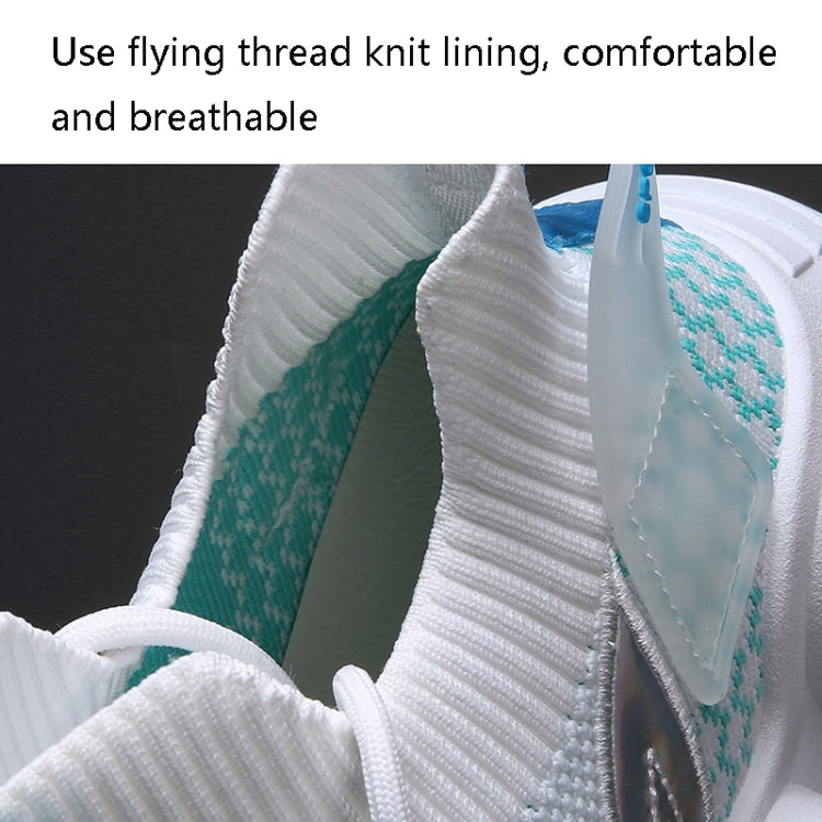 Mesh Breathable Flying Weave Men Shoes Sports Casual Shoes, Size: 41