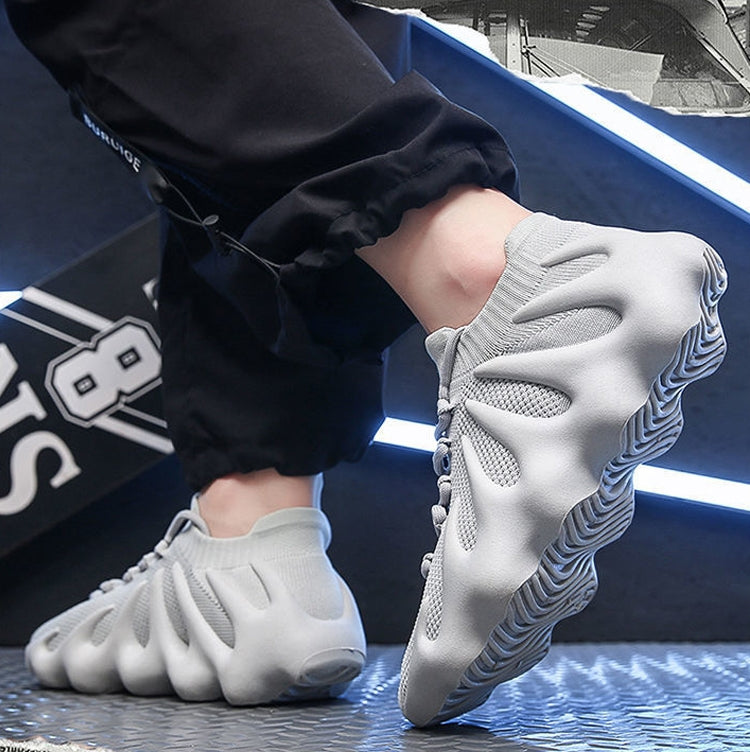 Men Octopus Sole Sports Shoes Socks Mouth Casual Shoes, Size: 39(Grey)