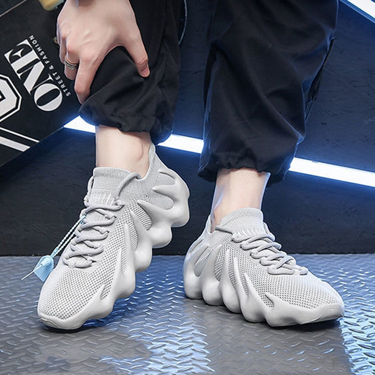 Men Octopus Sole Sports Shoes Socks Mouth Casual Shoes, Size: 43(Grey)