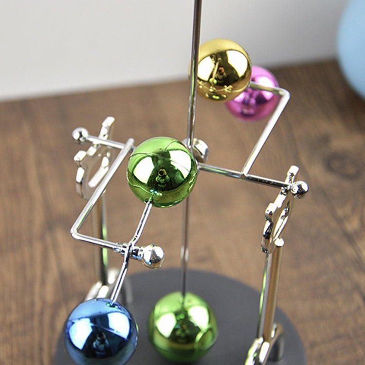 A007 Metal Colorful Ball Perimeter USB Home Decoration Rocking Dynamic Art Crafts
