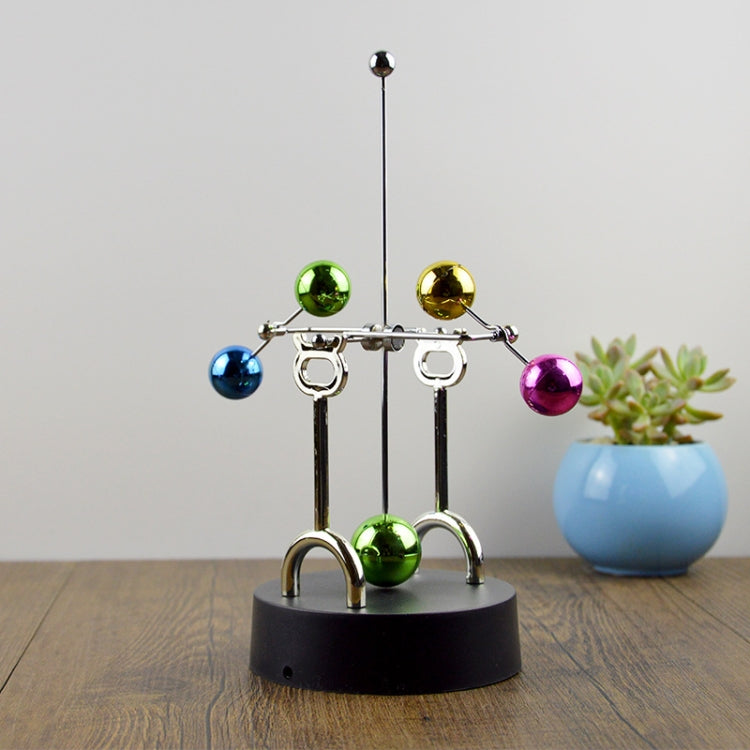 A007 Metal Colorful Ball Perimeter USB Home Decoration Rocking Dynamic Art Crafts