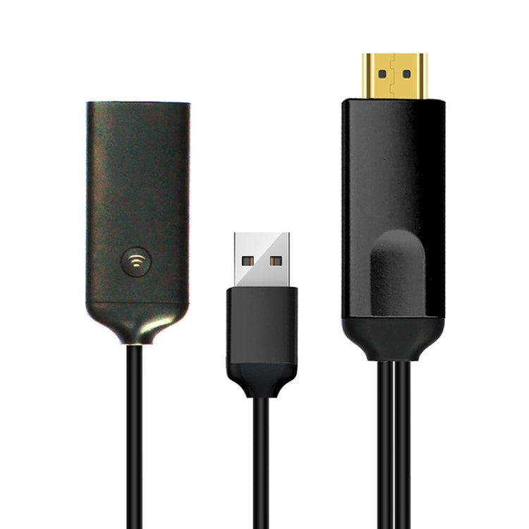 C89  2.4G Wired + Wireless 1080P WiFi Display Dongle Receiver Type-C HD TV Cable