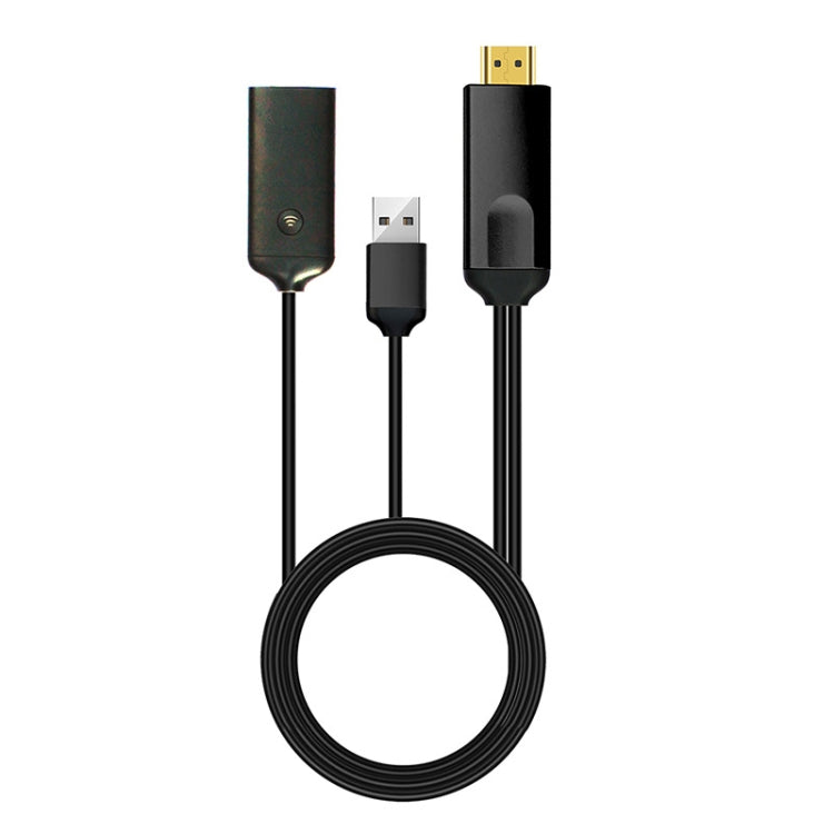 C89  2.4G Wired + Wireless 1080P WiFi Display Dongle Receiver Type-C HD TV Cable