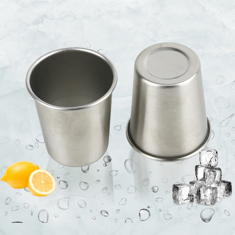 5 PCS 304 Stainless Steel Beer Mug Anti-Fall Children Water Cup, Capacity: 50ml