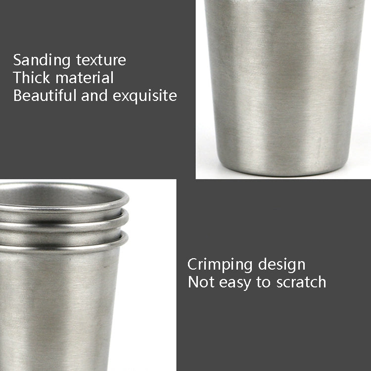 5 PCS 304 Stainless Steel Beer Mug Anti-Fall Children Water Cup, Capacity: 50ml