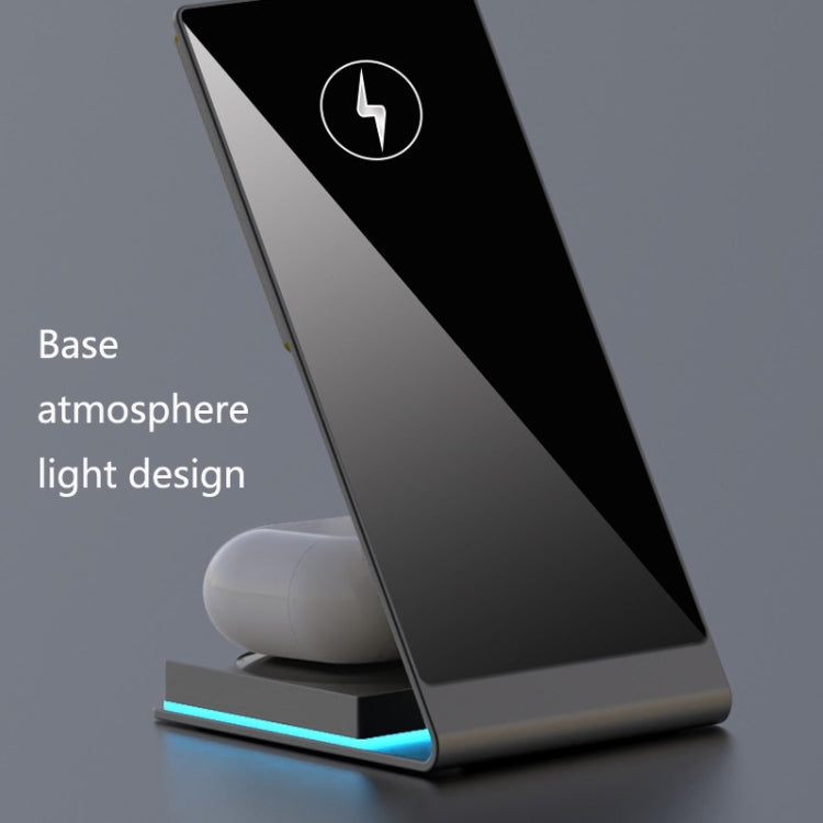 Y21 2 in 1 Mobile Phone Magnetic Wireless Charger 15W Fast Charging Bracket For IPhone & IPad