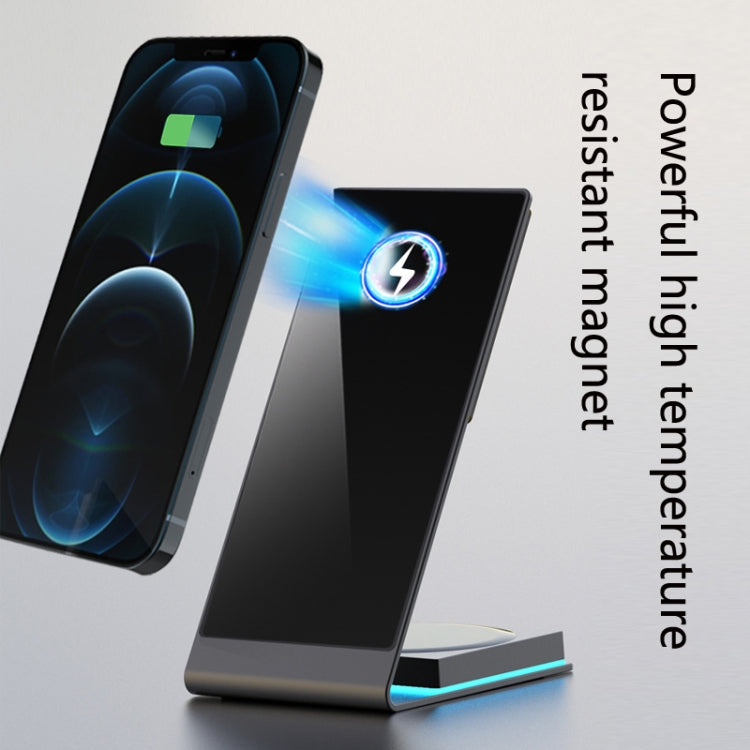 Y21 2 in 1 Mobile Phone Magnetic Wireless Charger 15W Fast Charging Bracket For IPhone & IPad