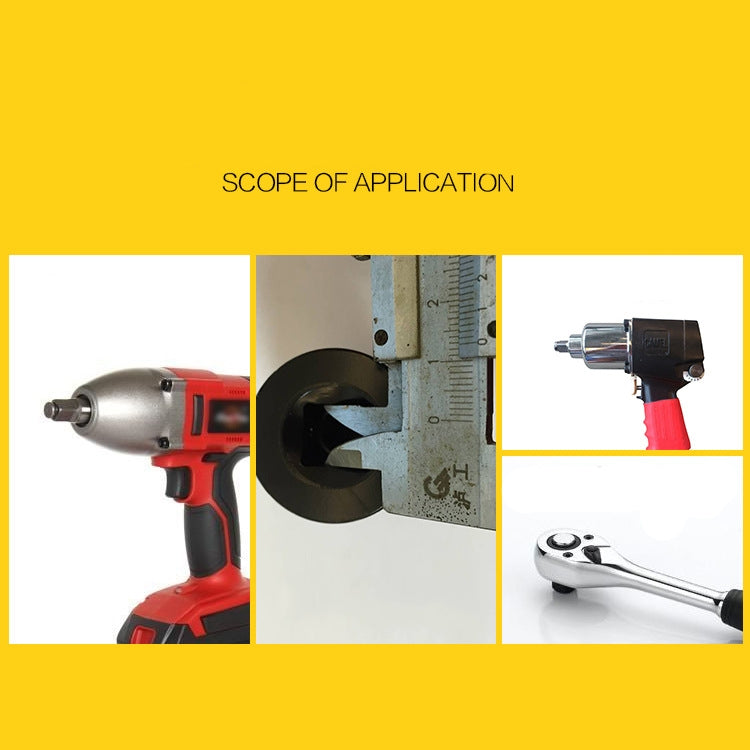 4 PCS 1/2 Electric Wrench Hexagonal Extension Socket, Specification: 18x78mm Long