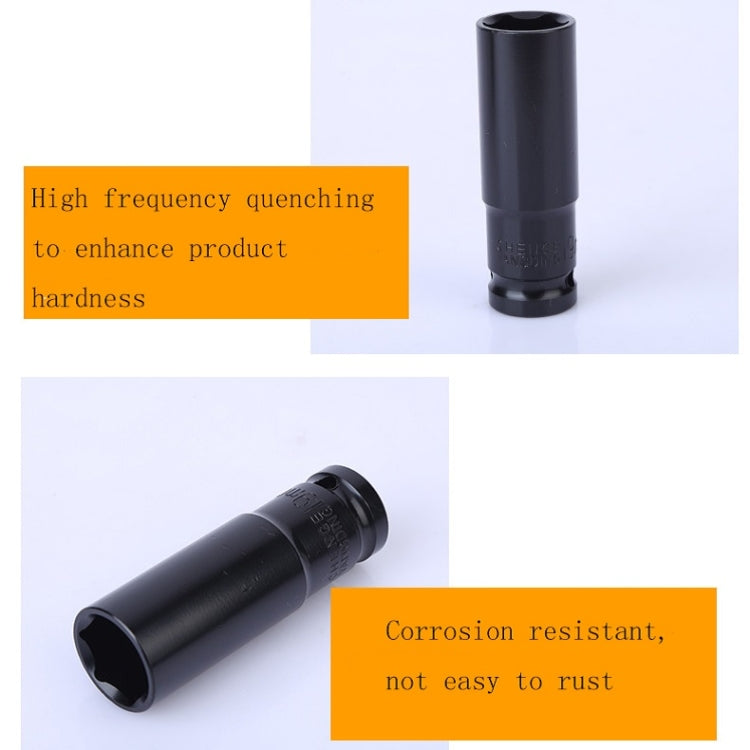 4 PCS 1/2 Electric Wrench Hexagonal Extension Socket, Specification: 21x200mm Long