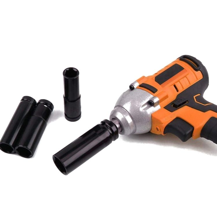 4 PCS 1/2 Electric Wrench Hexagonal Extension Socket, Specification: 21x200mm Long