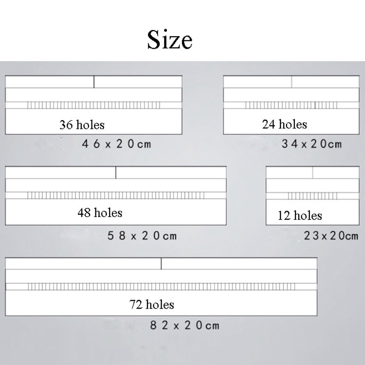 72 Holes Saury Hand Canvas Pen Curtain Color Lead Roller Pen Bag Storage Stationery Box