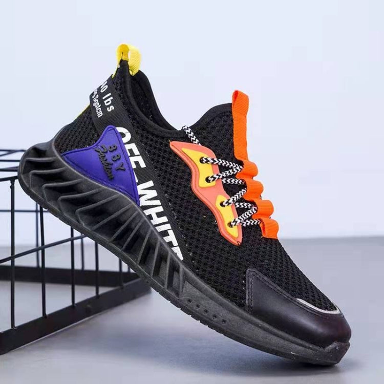 KL-1 Men Casual Sports Shoes Flying Weave Breathable Running Shoes, Size: 44