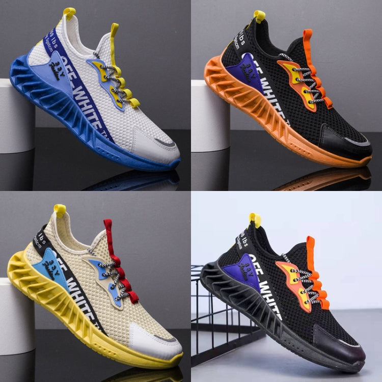 KL-1 Men Casual Sports Shoes Flying Weave Breathable Running Shoes, Size: 44