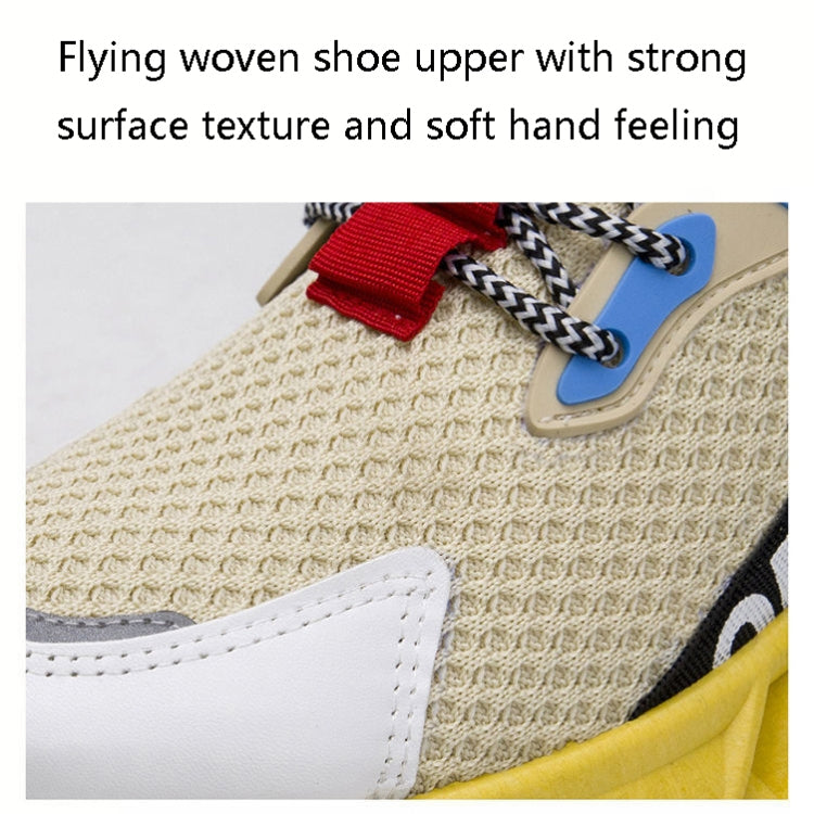 KL-1 Men Casual Sports Shoes Flying Weave Breathable Running Shoes, Size: 44