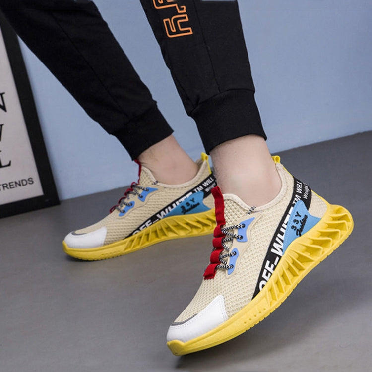 KL-1 Men Casual Sports Shoes Flying Weave Breathable Running Shoes, Size: 44