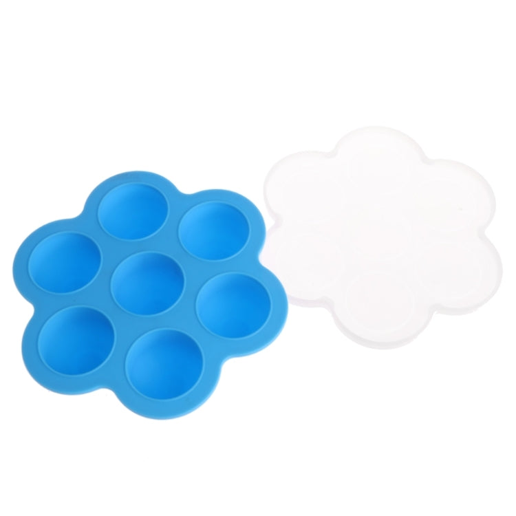 2 PCS 7 Grid Baby Food Container Infant Fruit Breast Milk Storage Box Freezer Tray Crisper