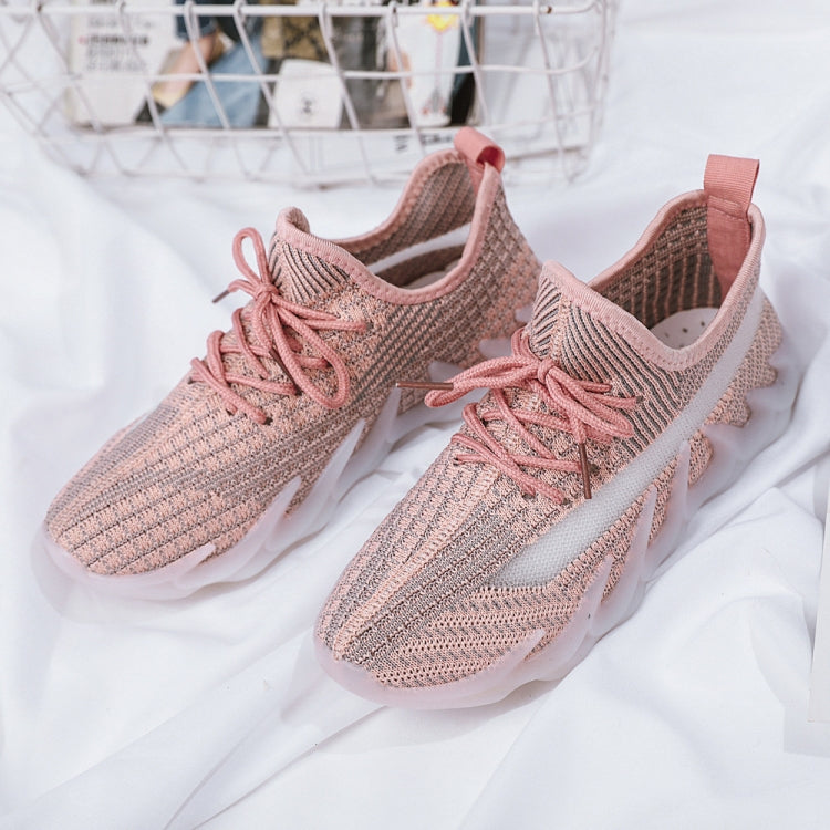 ZM-80 Women Breathable Casual Shoes Women Flying Weave Sports Shoes, Size: 40