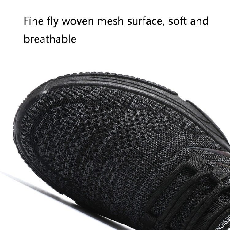 Male Sports Shoes Breathable Flying Weave Mesh Casual Shoes, Size: 40