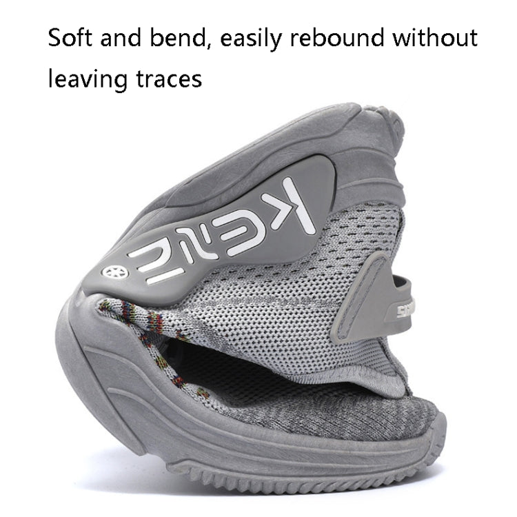 Male Sports Shoes Breathable Flying Weave Mesh Casual Shoes, Size: 45