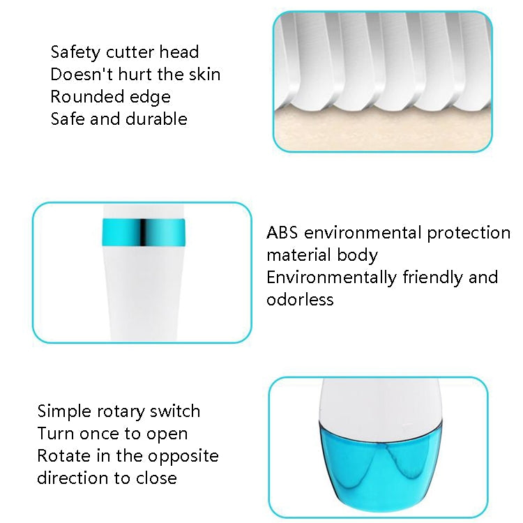 4 In 1 Electric Shaver Home Eyebrow Knife Massage Import Cleansing Instrument