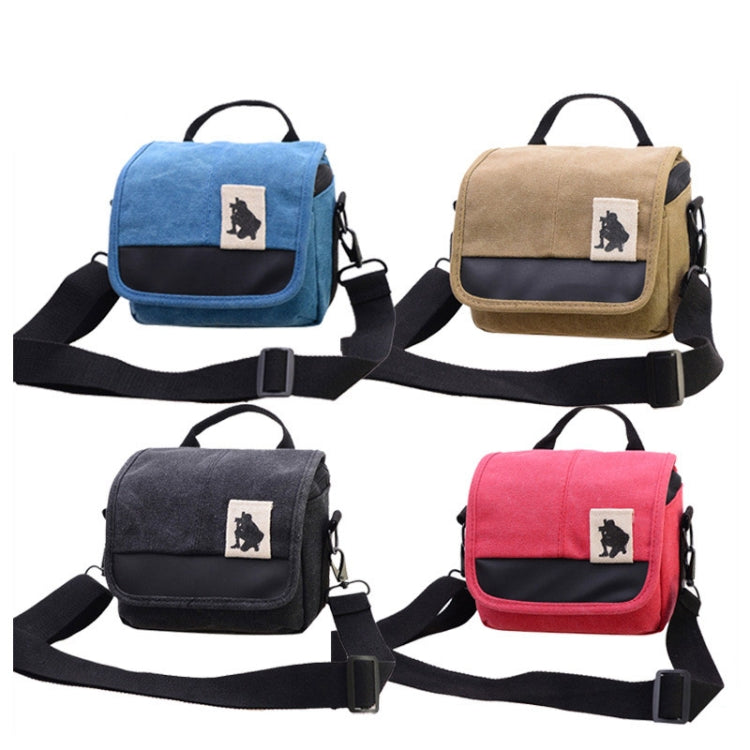 Micro Single Telephoto Camera Bag Canvas Single Shoulder Photography Digital Bag